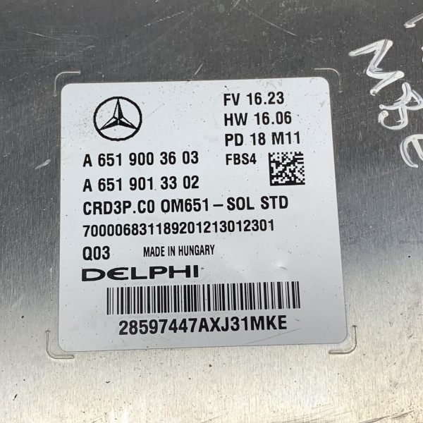 Блок (МОЗГИ) компьютер на  на Mercedes Sprinter W906 2.2 OM651 A6519003603 А6519013302