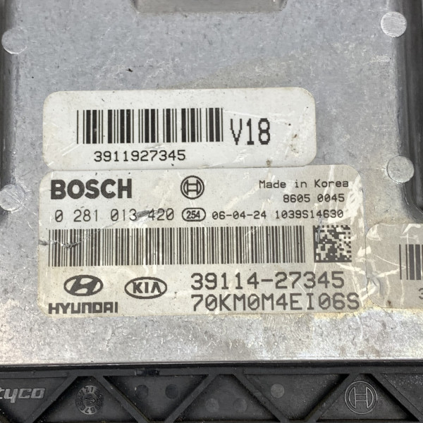 Блок управління двигуном на Кіа Спортейдж 2.0 CRDI 0281013420 - 39114-27345