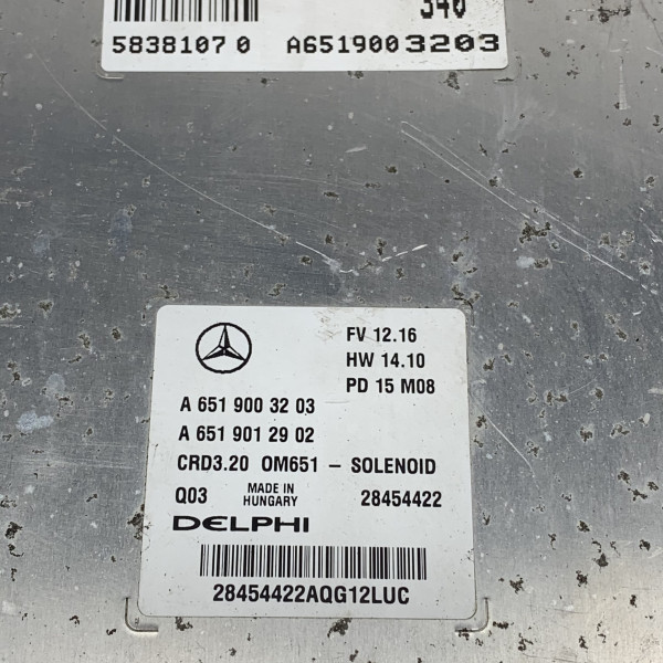 Блок (МОЗГИ) компьютер на  на Mercedes Sprinter W 906 2.2 CDI OM 651 А6519003203 А6519012902